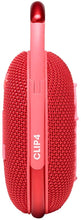 Load image into Gallery viewer, JBL Clip 4: Portable Speaker with Bluetooth, Built-in Battery, Waterproof and Dustproof Feature (Renewed)