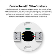 Load image into Gallery viewer, Google Nest Thermostat - Smart Thermostat for Home - Programmable Wifi Thermostat - Charcoal (Renewed)
