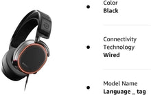 Load image into Gallery viewer, steelseries Arctis Pro High Fidelity Gaming Headset - Hi-Res Speaker Drivers - DTS Headphone:X v2.0 Surround for PC (Renewed)