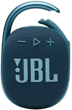 Load image into Gallery viewer, JBL Clip 4: Portable Speaker with Bluetooth, Built-in Battery, Waterproof and Dustproof Feature (Renewed)