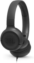 Load image into Gallery viewer, JBL T500 On-Ear Headphone In-Ear Headphone with One-Button Remote/Mic (Renewed)