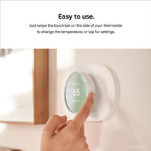 Load image into Gallery viewer, Google Nest Thermostat - Smart Thermostat for Home - Programmable Wifi Thermostat - Charcoal (Renewed)