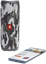 Load image into Gallery viewer, JBL Flip 5 Portable Waterproof Wireless Bluetooth Speaker - Black Camo (Renewed)