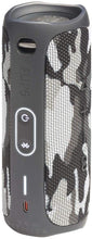 Load image into Gallery viewer, JBL Flip 5 Portable Waterproof Wireless Bluetooth Speaker - Black Camo (Renewed)