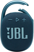 Load image into Gallery viewer, JBL Clip 4: Portable Speaker with Bluetooth, Built-in Battery, Waterproof and Dustproof Feature (Renewed)