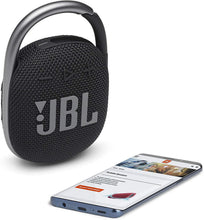 Load image into Gallery viewer, JBL Clip 4: Portable Speaker with Bluetooth, Built-in Battery, Waterproof and Dustproof Feature (Renewed)