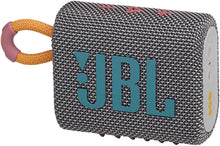 Load image into Gallery viewer, JBL Go 3: Portable Speaker with Bluetooth, Builtin Battery, Waterproof and Dustproof Feature Gray JBLGO3GRYAM
