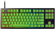 Load image into Gallery viewer, Razer Huntsman Tournament Edition - Compact Gaming Keyboard with Razer Linear Optical Switches - Green Keycaps - US Layout (Renewed)