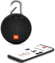 Load image into Gallery viewer, JBL Clip 3 Portable Waterproof Wireless Bluetooth Speaker - White
