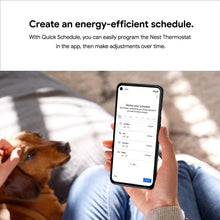 Load image into Gallery viewer, Google Nest Thermostat - Smart Thermostat for Home - Programmable Wifi Thermostat - Charcoal (Renewed)