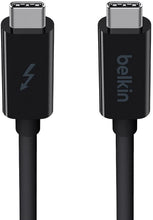 Load image into Gallery viewer, Belkin Thunderbolt 3 Dock w/ 2.6ft Thunderbolt 3 Cable (Thunderbolt Dock for MacBook Pro models from 2016 or later, includes the 2018 version), Dual 4K @60Hz, 40Gbps Data Transfer Speeds)