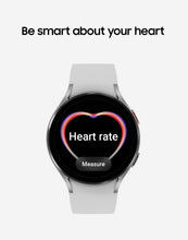 Load image into Gallery viewer, Samsung Galaxy Watch 4 44mm Smartwatch with ECG Monitor Tracker for Health Fitness Running Sleep Cycles GPS Fall Detection Bluetooth US Version, Silver (Renewed)