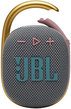 Load image into Gallery viewer, JBL Clip 4: Portable Speaker with Bluetooth, Built-in Battery, Waterproof and Dustproof Feature