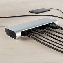 Load image into Gallery viewer, Belkin Thunderbolt 3 Dock w/ 2.6ft Thunderbolt 3 Cable (Thunderbolt Dock for MacBook Pro models from 2016 or later, includes the 2018 version), Dual 4K @60Hz, 40Gbps Data Transfer Speeds)