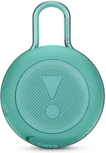Load image into Gallery viewer, JBL Clip 3 Portable Bluetooth Waterproof Speaker - Teal (Renewed)