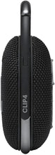 Load image into Gallery viewer, JBL Clip 4: Portable Speaker with Bluetooth, Built-in Battery, Waterproof and Dustproof Feature