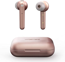 Load image into Gallery viewer, Urbanista Paris True Wireless Earphones 20H Playtime Wireless Charging Case, Bluetooth 5.0, Noise Cancelling Earphones with Touch Controls + Built-in Mic, Compatible with Android and iOS – Rose Gold