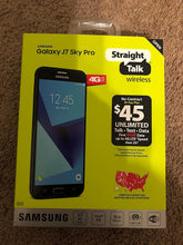 Load image into Gallery viewer, Samsung SM-S727VL Galaxy J7 Sky Pro 16GB Prepaid Straight Talk Smartphone Black