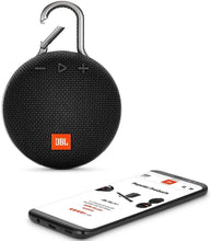Load image into Gallery viewer, JBL Clip 3 Waterproof Portable Bluetooth Speaker - White (Renewed)