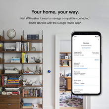 Load image into Gallery viewer, Google Nest WiFi Router – 4x4 AC2200 Mesh Wi-Fi Router with 2200 sq ft Coverage (Renewed)