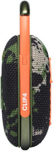 Load image into Gallery viewer, JBL Clip 4: Portable Speaker with Bluetooth, Built-in Battery, Waterproof and Dustproof Feature (Renewed)