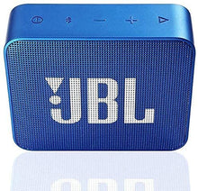 Load image into Gallery viewer, JBL GO2 Waterproof Ultra Portable Bluetooth Speaker (Blue 2-Pack) (Renewed)