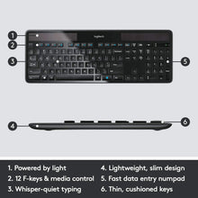 Load image into Gallery viewer, Logitech MK750 Wireless Solar Keyboard and Marathon Mouse Combo