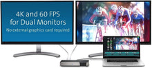 Load image into Gallery viewer, Kensington SD5200T Thunderbolt 3 Docking Station - 170 Watts with Power Delivery - Dual Monitor 4k for Mac and PC (K38300NA) (Renewed)