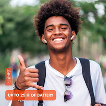 Load image into Gallery viewer, JBL Tune 225TWS True Wireless Earbud Headphones - JBL Pure Bass Sound, Bluetooth, 25H Battery, Dual Connect, Native Voice Assistant (White) (Renewed)
