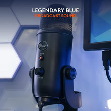 Load image into Gallery viewer, Blue Yeti USB Microphone - Blackout Edition (Renewed)