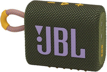 Load image into Gallery viewer, JBL Go 3 Portable Waterproof Wireless IP67 Dustproof Outdoor Bluetooth Speaker (Green)
