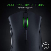 Load image into Gallery viewer, Razer DeathAdder Essential Gaming Mouse: 6400 DPI Optical Sensor - 5 Programmable Buttons - Mechanical Switches - Rubber Side Grips - Classic Black