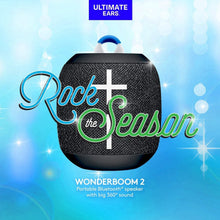 Load image into Gallery viewer, Logitech Ultimate Ears UE WONDERBOOM 2 Bluetooth Speaker - Wireless Boom Box Waterproof with Double-Up Connection (Non Retail Packaging) - (Deep Space)