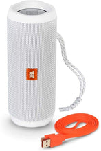Load image into Gallery viewer, JBL Flip 4 Waterproof Portable Wireless Bluetooth Speaker Bundle - (Pair) White (Renewed)