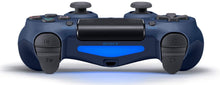 Load image into Gallery viewer, DualShock 4 Wireless Controller for PlayStation 4 - Midnight Blue (Renewed)