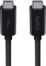 Load image into Gallery viewer, Belkin Thunderbolt 3 Dock w/ 2.6ft Thunderbolt 3 Cable (Thunderbolt Dock for MacBook Pro Models from 2016 or Later, Includes The 2018 Version), Dual 4K @60Hz, 40Gbps Data Transfer Speeds (Renewed)
