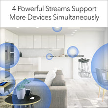 Load image into Gallery viewer, NETGEAR Nighthawk Advanced Whole Home Mesh WiFi 6 System (MK63S) with Free Armor Security – AX1800 Router with 2 Satellite Extenders, Coverage up to 4,500 sq. ft. and 25+ Devices