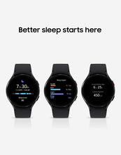 Load image into Gallery viewer, Samsung Galaxy Watch 4 44mm Smartwatch with ECG Monitor Tracker for Health Fitness Running Sleep Cycles GPS Fall Detection LTE US Version, Black (Renewed)