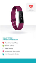 Load image into Gallery viewer, Fitbit Alta HR, Fuchsia, Small (Renewed)