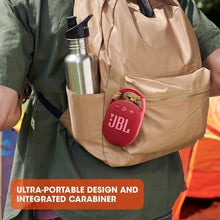Load image into Gallery viewer, JBL Clip 4: Portable Speaker with Bluetooth, Built-in Battery, Waterproof and Dustproof Feature