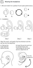 Load image into Gallery viewer, JBL Reflect Contour 2.0 - In-Ear Wireless Sport Headphone with 3-Button Mic/Remote - Black