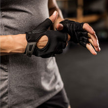 Load image into Gallery viewer, Harbinger Women's Power Weightlifting Gloves with StretchBack Mesh and Leather Palm (Pair) (2017 Model)