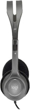 Load image into Gallery viewer, Logitech Stereo Headset H110, Standard Packaging, Silver (Renewed)