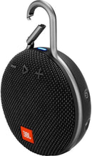 Load image into Gallery viewer, JBL Clip 3 Waterproof Portable Bluetooth Speaker - White (Renewed)