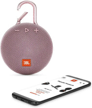 Load image into Gallery viewer, JBL Clip 3 Portable Waterproof Wireless Bluetooth Speaker - White