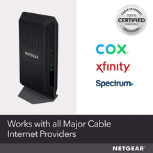 Load image into Gallery viewer, NETGEAR Cable Modem CM600 - Compatible with All Cable Providers Including Xfinity by Comcast, Spectrum, Cox | for Cable Plans Up to 400 Mbps | DOCSIS 3.0 (Renewed)