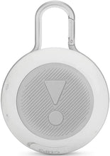 Load image into Gallery viewer, JBL Clip 3 Waterproof Portable Bluetooth Speaker - White (Renewed)