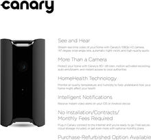 Load image into Gallery viewer, CANARY - All-in-One Home Security Device, Helps You Keep an Eye On Your Home Even While You're Away (Certified Refurbished)