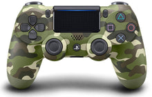 Load image into Gallery viewer, DualShock 4 Wireless Controller for PlayStation 4 - Green Camouflage (Renewed)