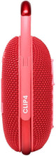 Load image into Gallery viewer, JBL Clip 4: Portable Speaker with Bluetooth, Built-in Battery, Waterproof and Dustproof Feature